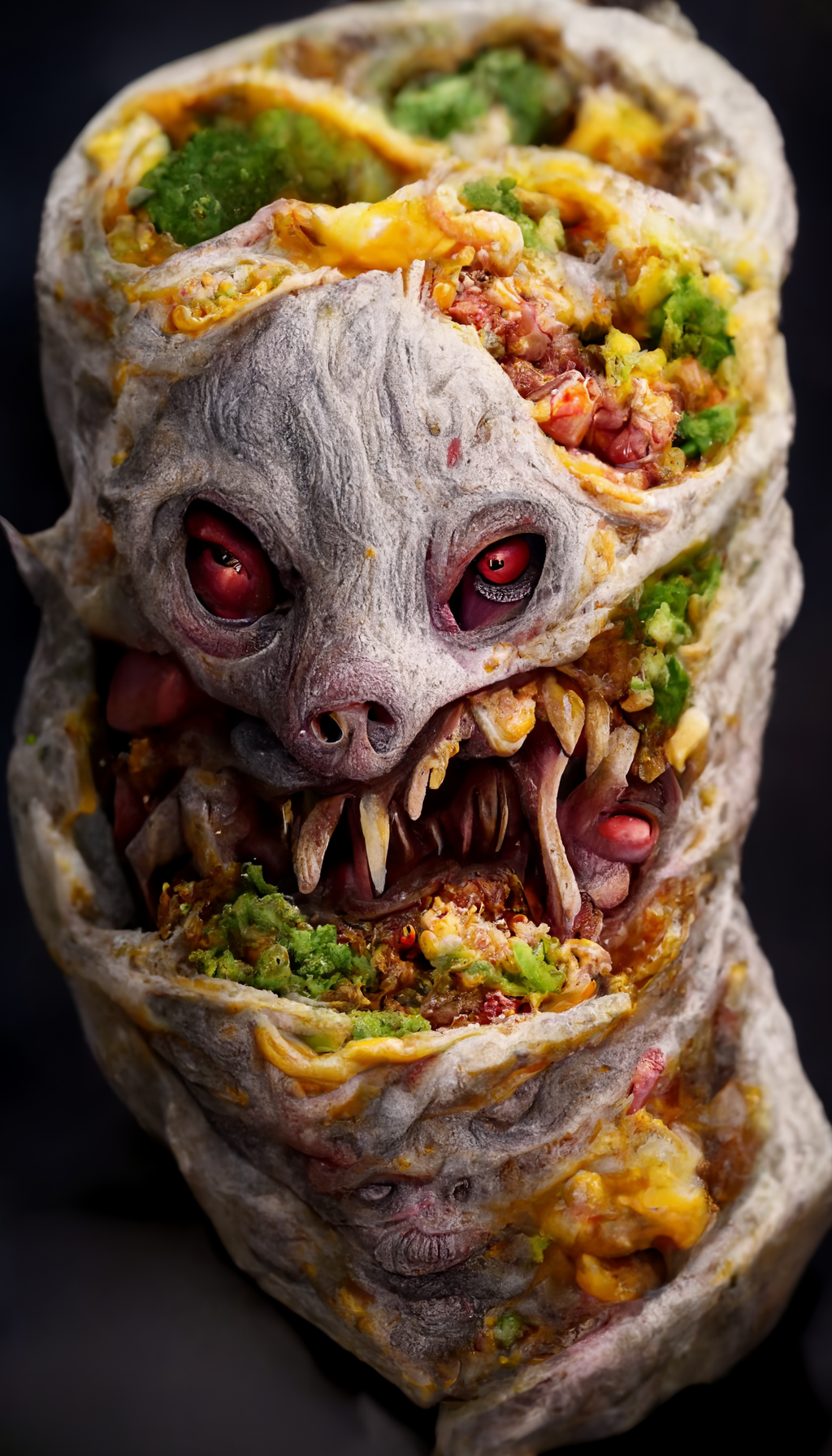 Burrito Food Monster