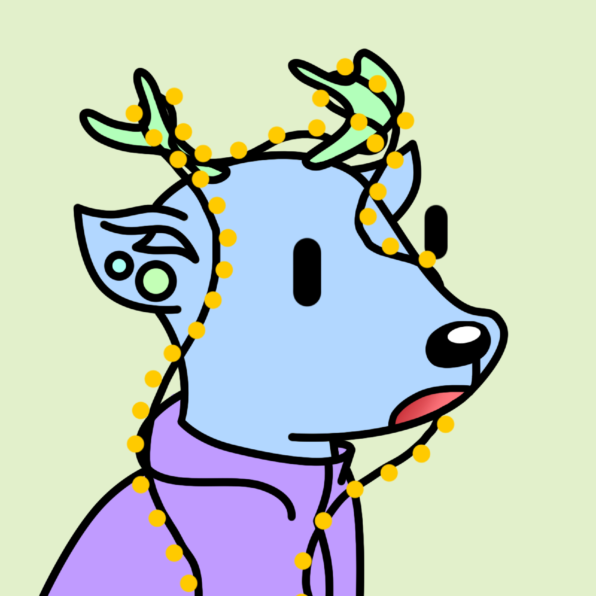 Doodled Deer#1480