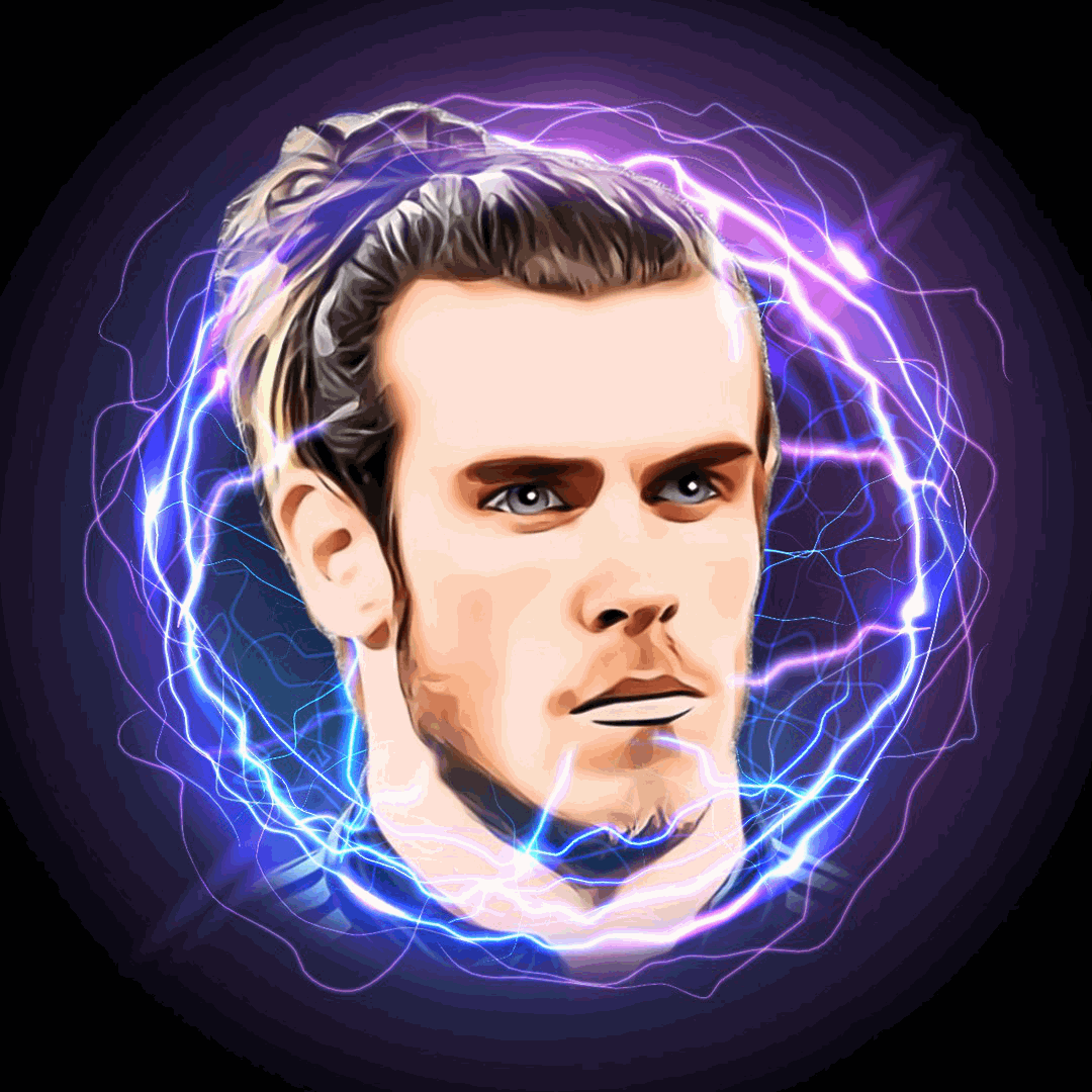 Neon Gareth Bale