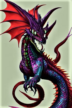 multicolored venom  dragon #2