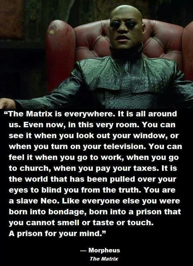 the matrix is everywhere