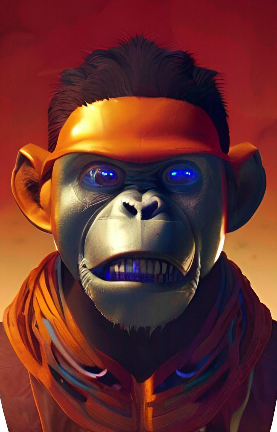 Cyberpunk Monkey