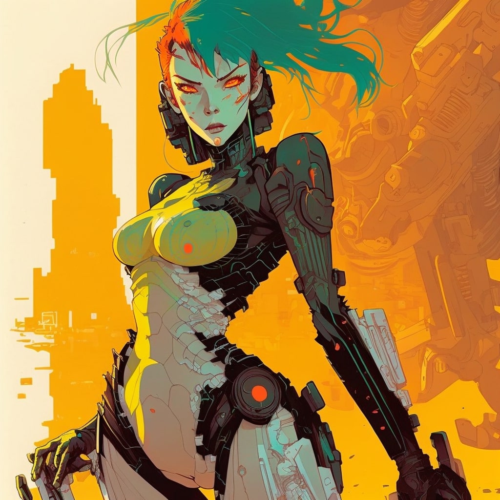 Cyberpunk Robot #01